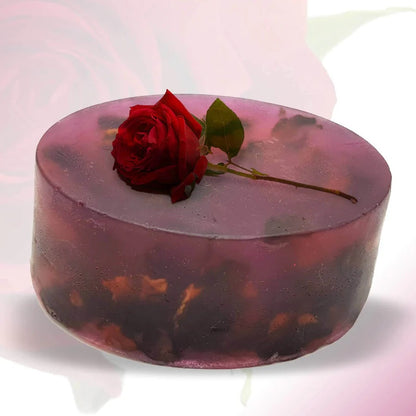 Romantic Rose Soap - Soothing and hydrating soap with rose extracts for soft, radiant skin.